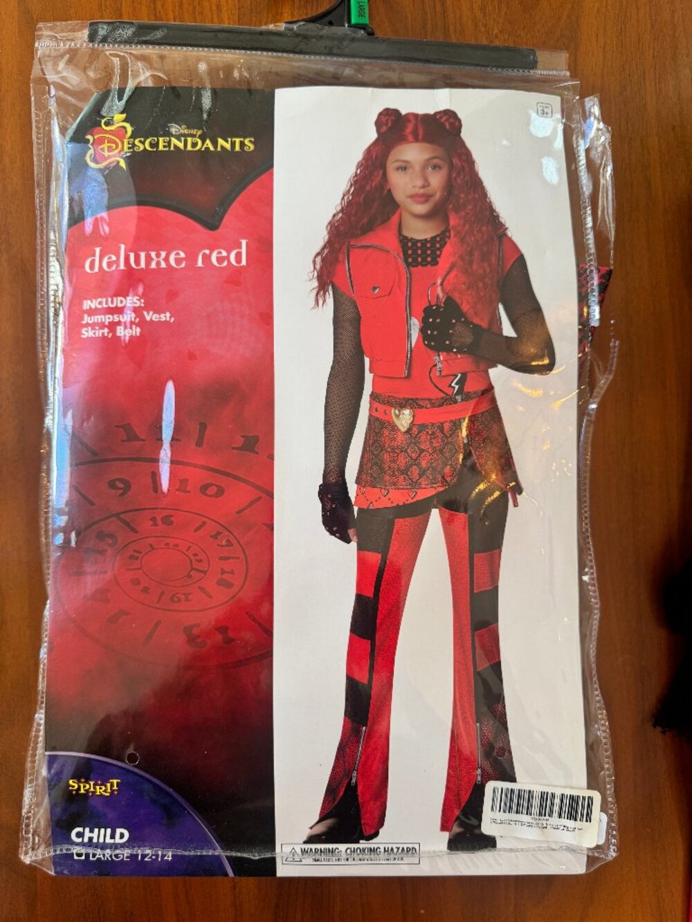 Kid's Disney Descendants: The Rise of Red Costume Size Youth Large